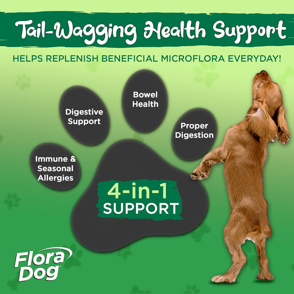 30 Beef Flavored Probiotic Chewable Tablets for Dogs F213