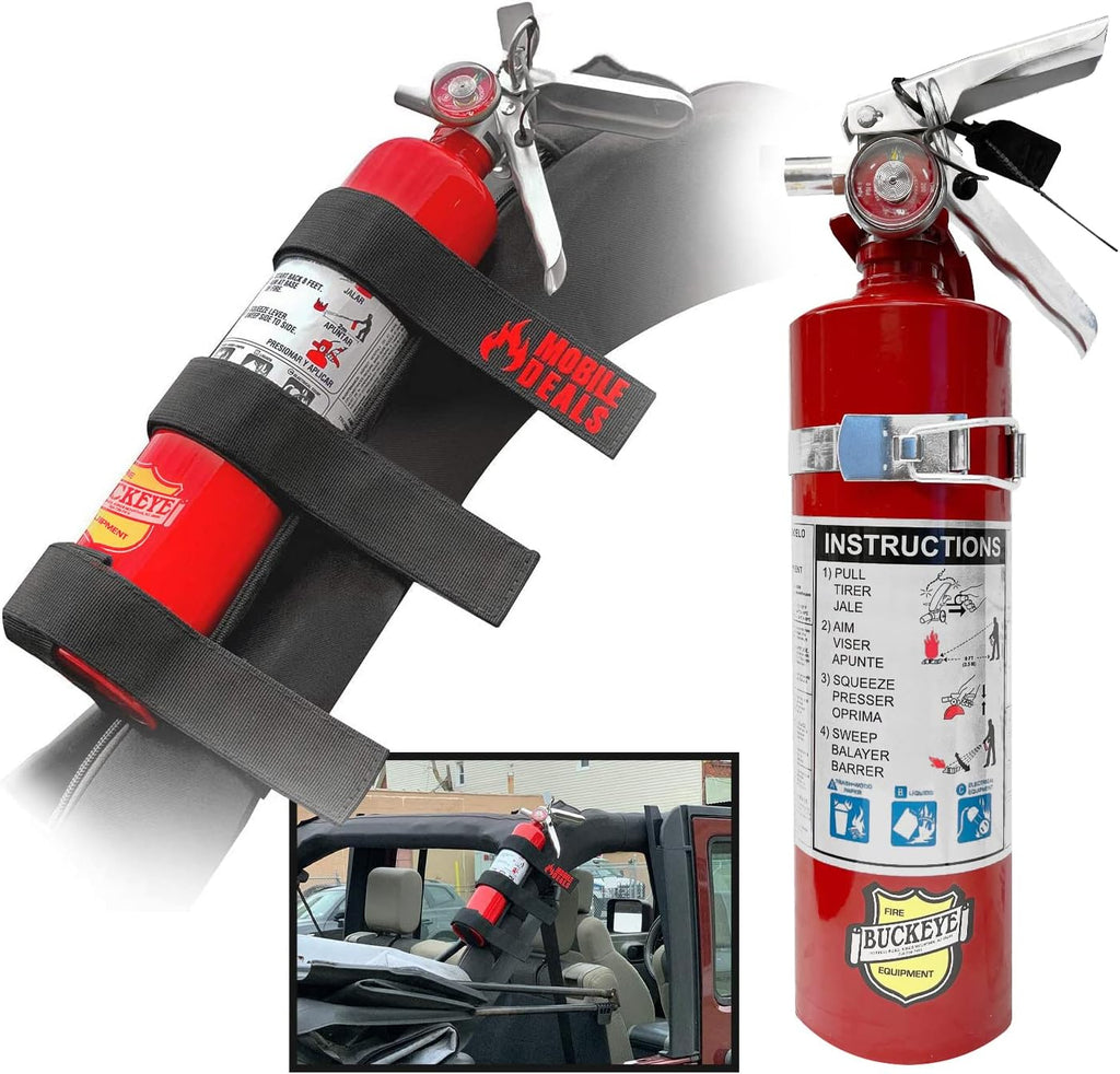 2.5 lbs Dry Chemical Fire Extinguisher with Vehicle Bracket D35300