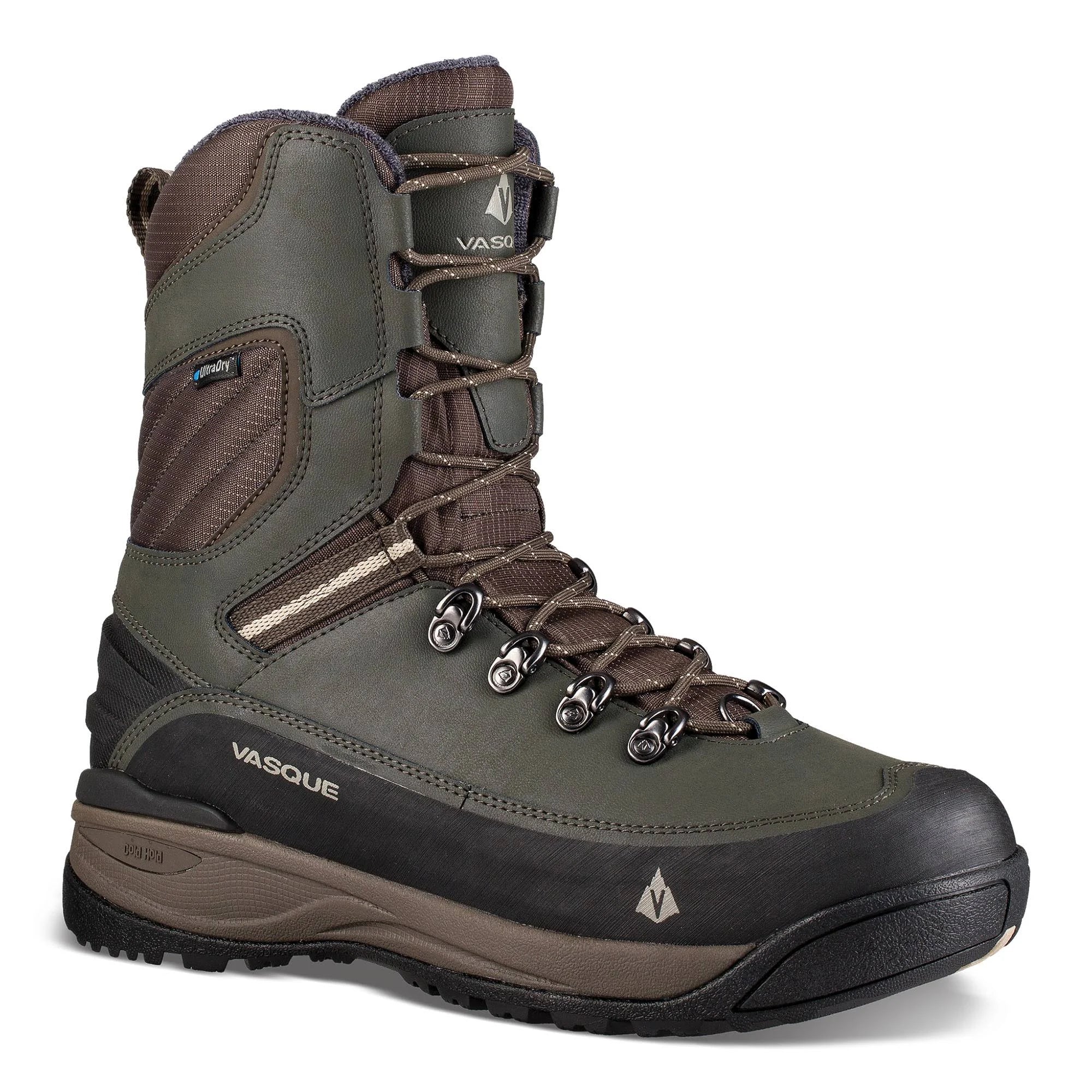 Olive Brown Men's Snow Boots C378678