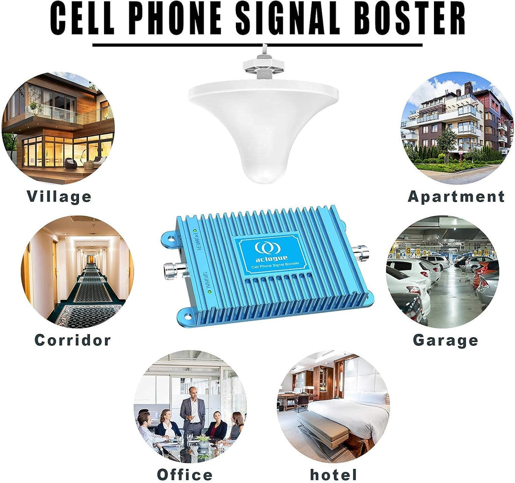 Blue Cell Phone Signal Booster 5G 4G LTE 700MHz Band 12/17 FDD K552