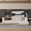 Modular Sectional Couch, Chenille Fabric L Shaped Sofa, 3 Seat Corner Sofa Couch X6026