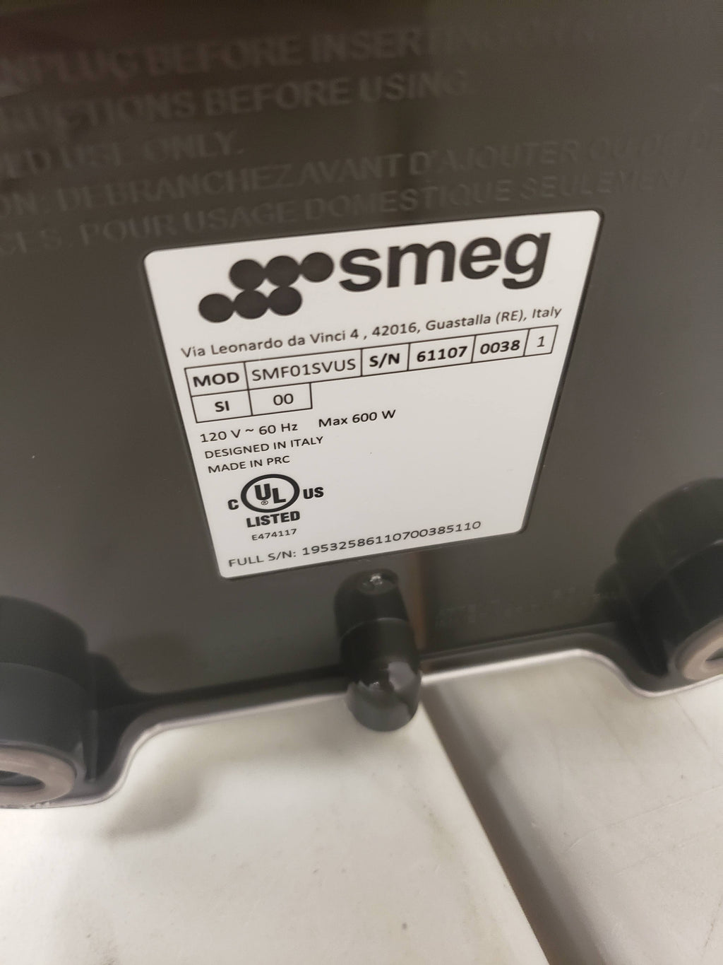 Silver Stand Mixer Z356829