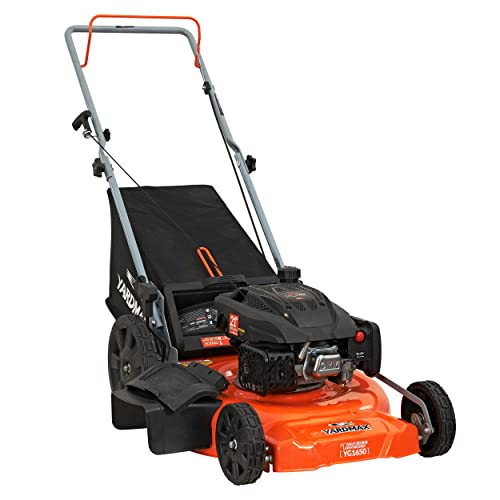 21 in. 170cc 3-in-1 Gas Walk Behind Push Lawn Mower with High Rear Wheels Q8077