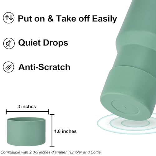 8 Piece Silicone Spill Proof Stopper Set and Protective Boot Including Straw Cover Cap S8469