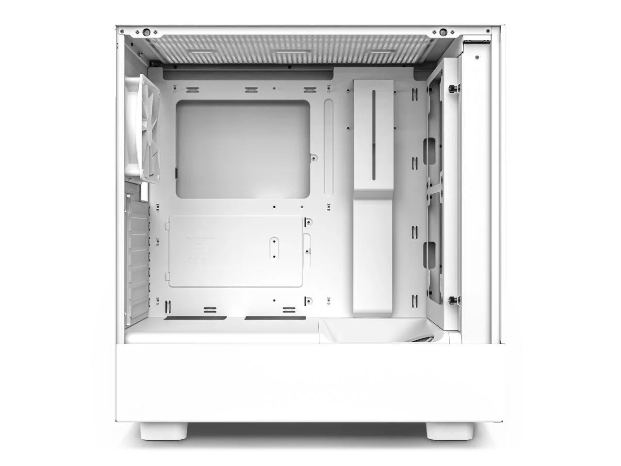 White SGCC Steel Tempered Glass ATX Computer Case X65004