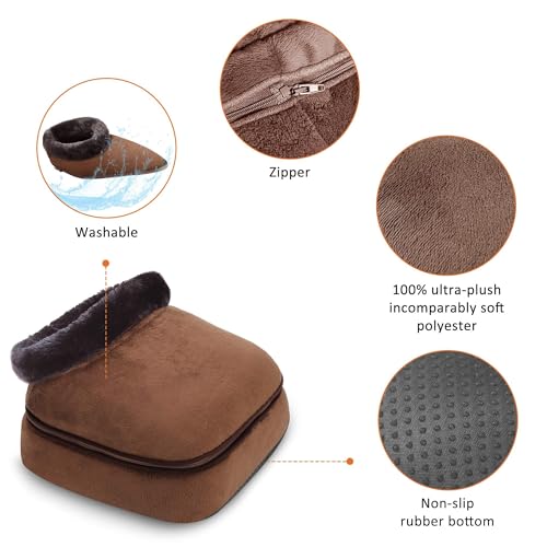 Foot Massager with Heat, Shiatsu Foot and Back Massager U67023