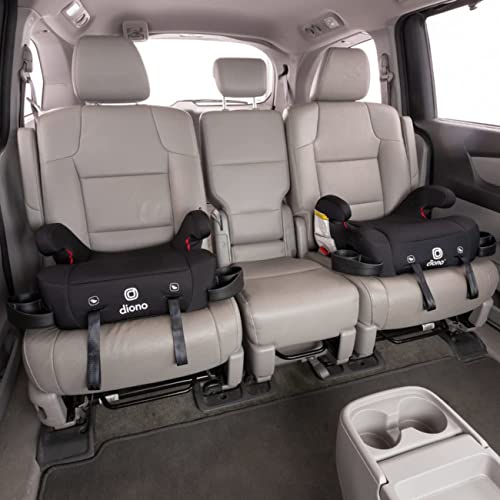 Black Pack of 2 Backless Booster Car Seat P215