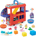 2-in-1 Party Bus Playset with 3 Figures and 13 Accessory Pieces I867