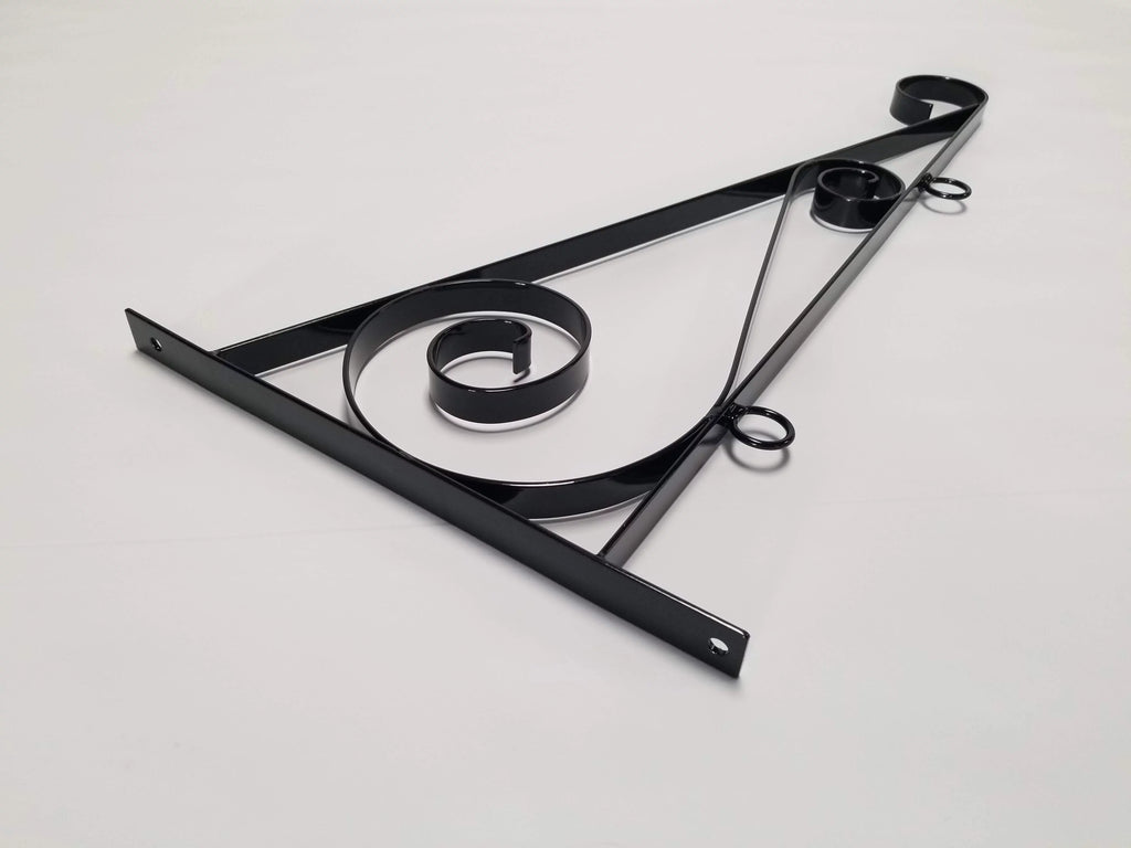 24" Hanging Sign Scroll Bracket E372