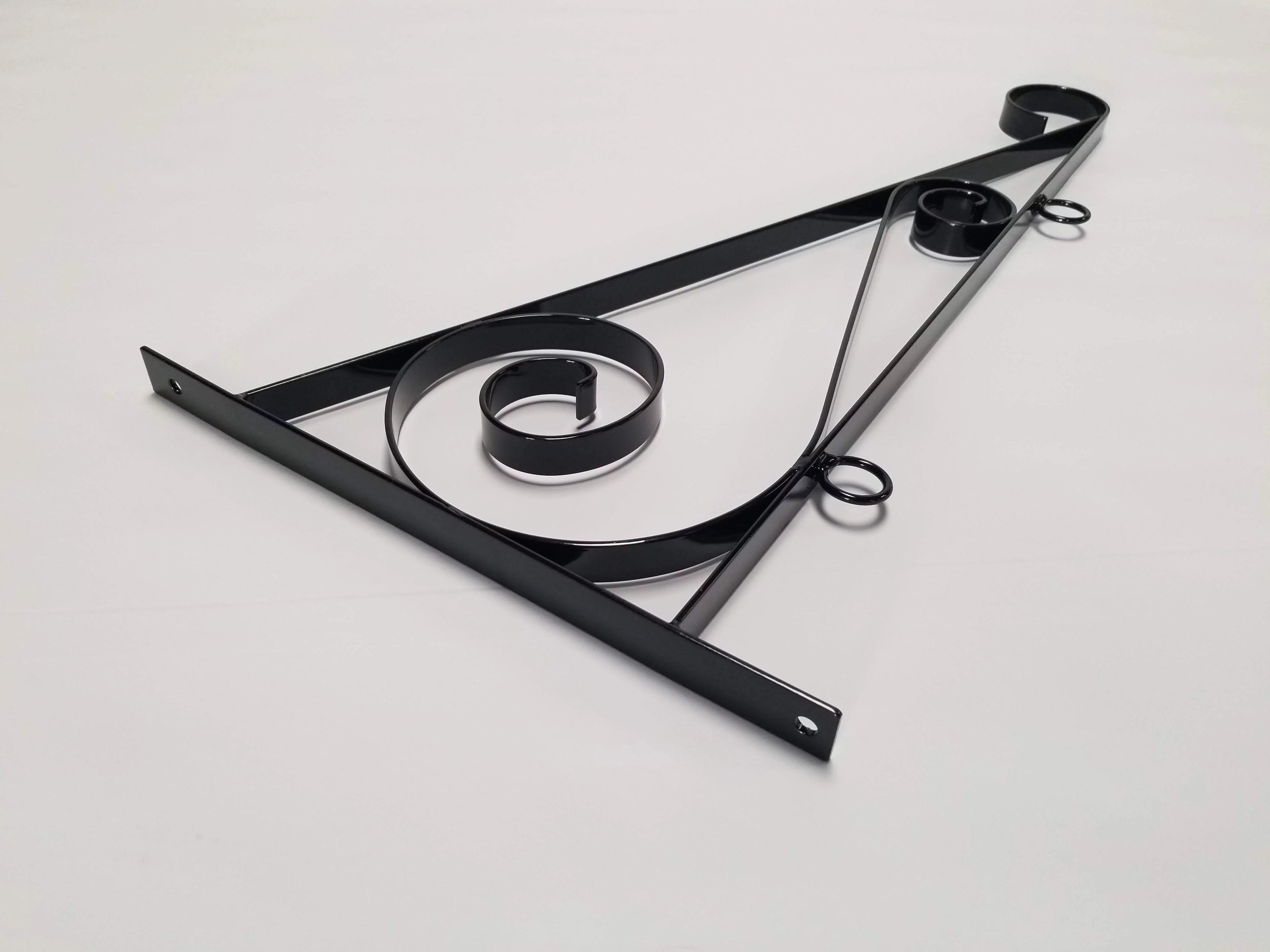 24" Hanging Sign Scroll Bracket E372