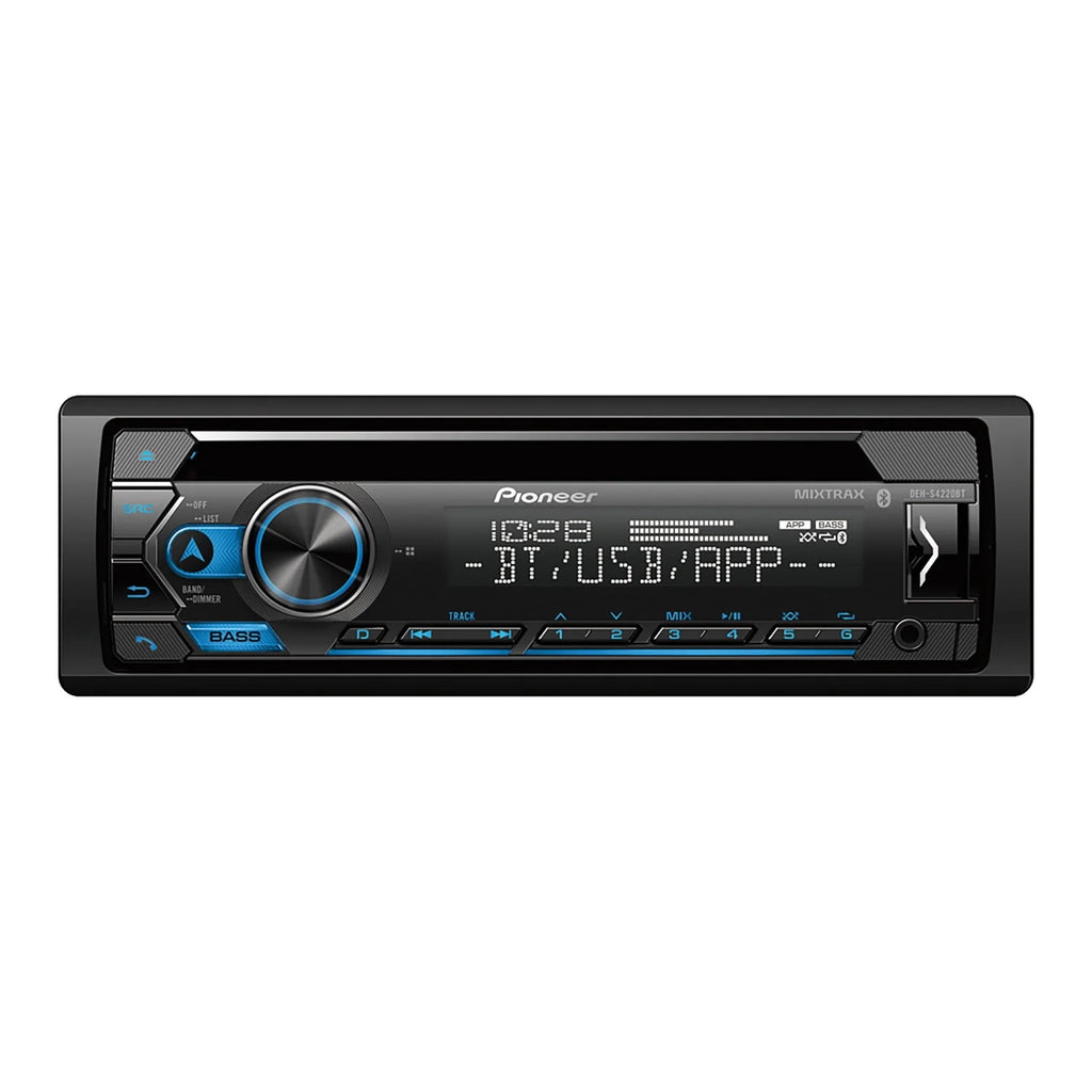 Single-DIN CD Car Stereo with LCD W432