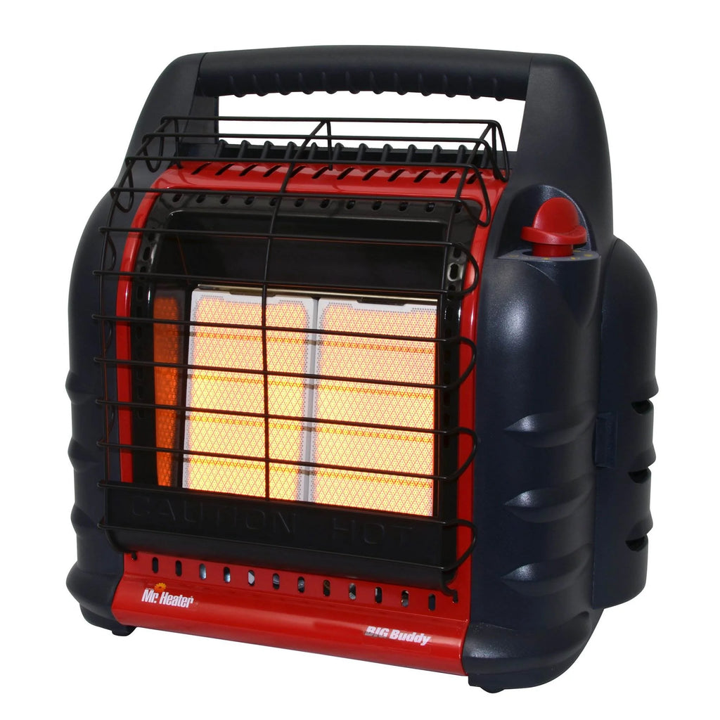 Portable Propane Heater and Adapter Hose with Regulator E83524