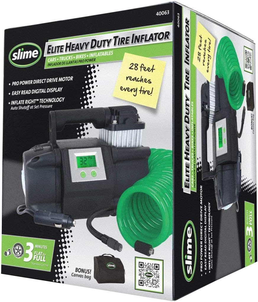 Portable 12V Tire Inflator Air Compressor with Digital Display J210