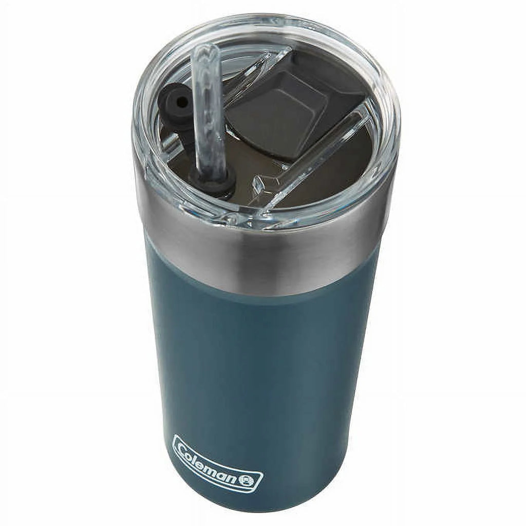 20oz Green and 18oz Blue Stainless Steel Tumbler 2-pack C95504