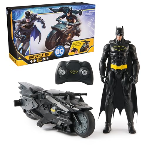 Batman Remote Control Batcycle with 12" Batman Action Figure V2158