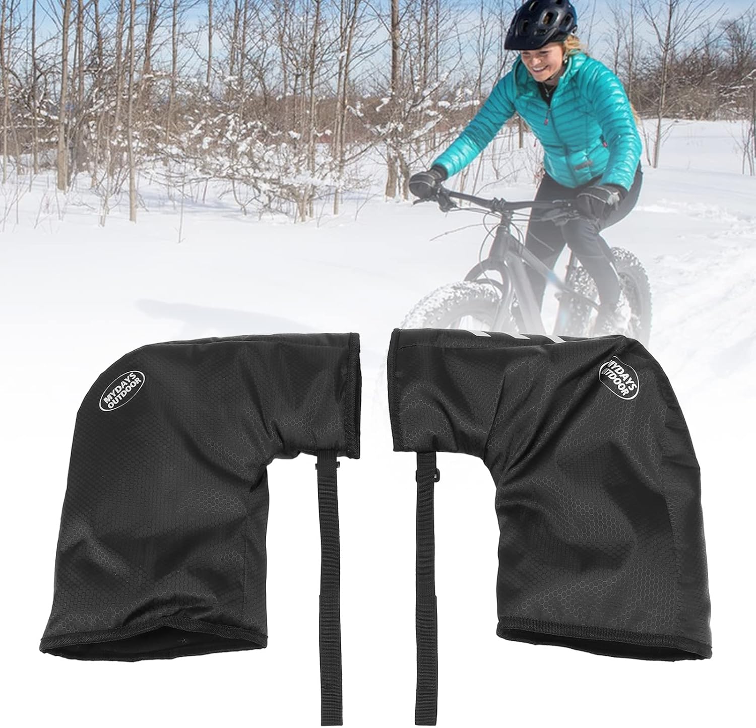 Waterproof Bike Handlebar Hand Protector Covers E608