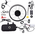 36V 350W Front Wheel Hub Motor Electric Bike Conversion Kit with LCD Display X76368