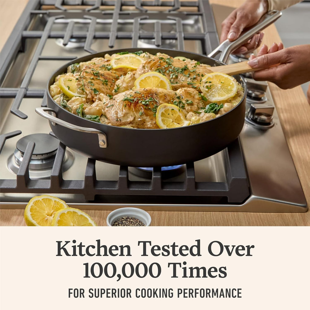Hard-Anodized Nonstick 5-Qt Sauté Pan with Lid C7337
