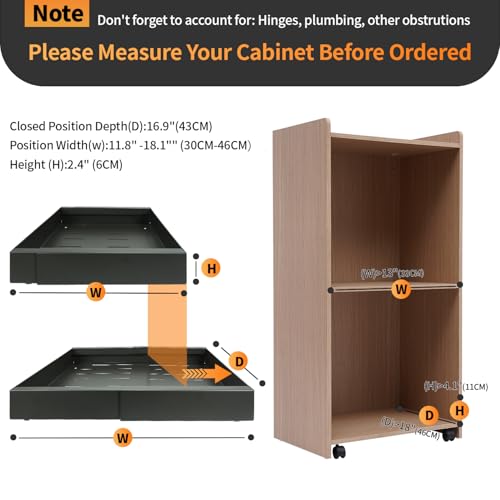 Gray Expandable Heavy Duty Slide Out Drawers H438318