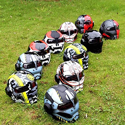 Motorcycle Helmet Full Face Flip Open Helmet DOT Certified Y749186