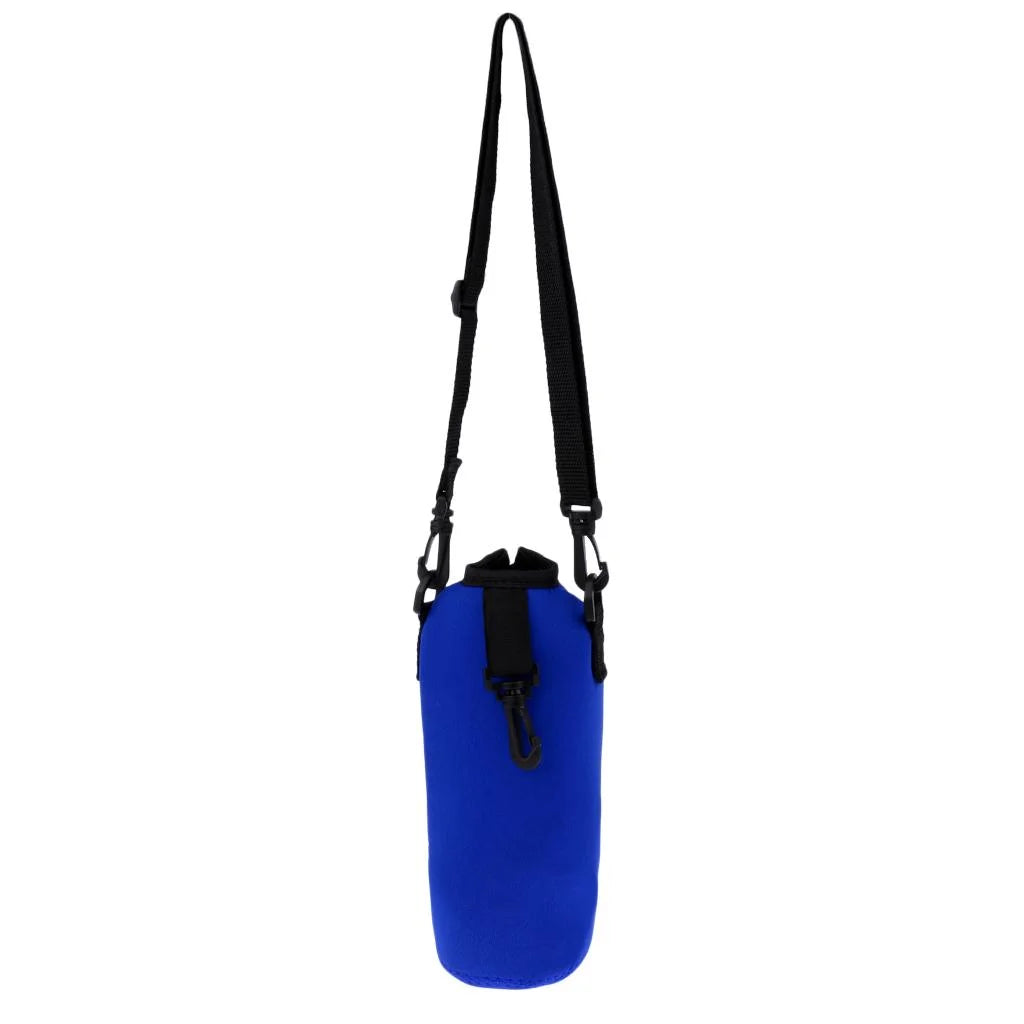 Neoprene 750ml Water Bottle Holder Insulated Carrier Bag with Adjustable Straps A48953