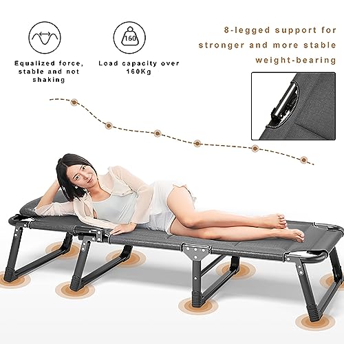 Portable Folding Camping Cot with Pillow P382324