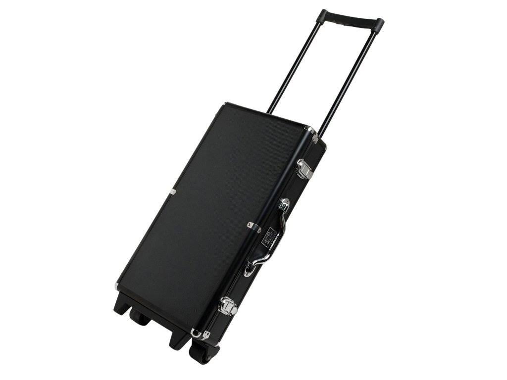 Ivory Tiles - Wheeled Aluminum Case - Black Z2342