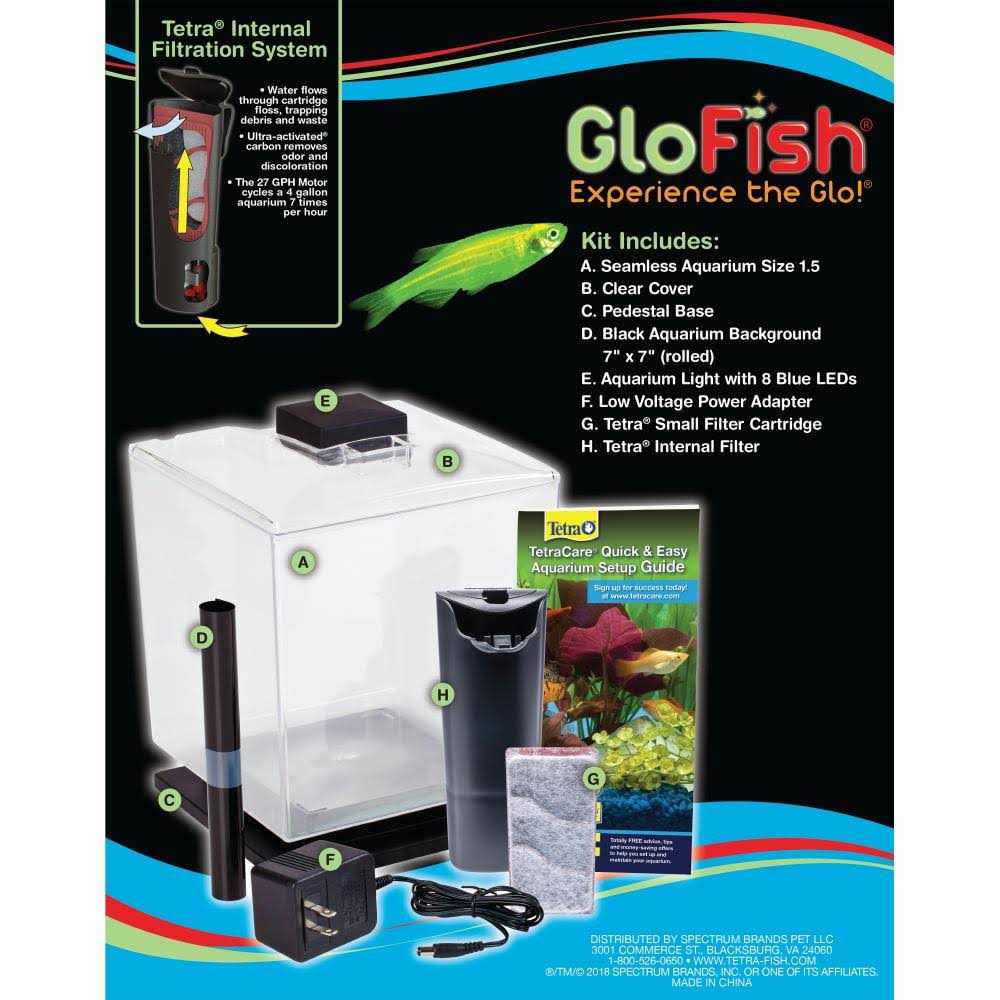 GloFish Cube Aquarium Kit B23346