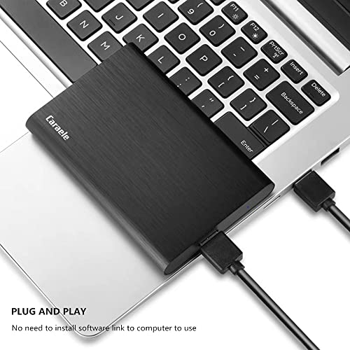 750GB Portable External Hard Drive USB3.0 HDD Storage (Black) G48426