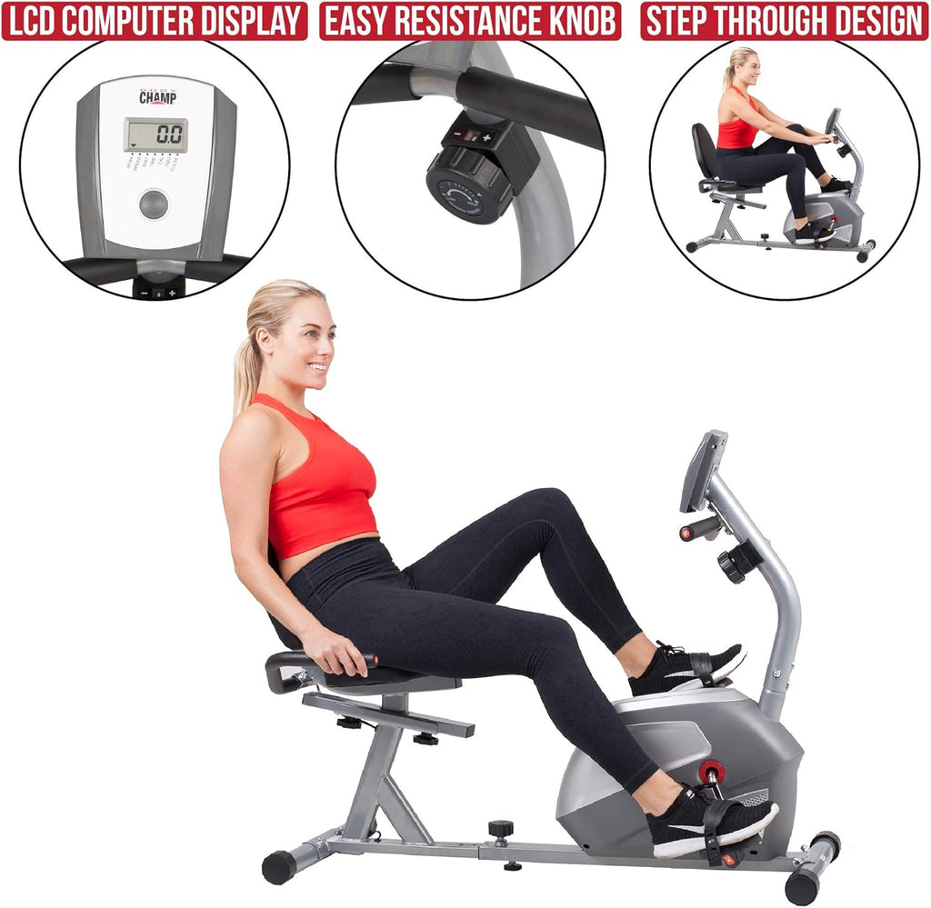 Magnetic Recumbent Exercise Bike T481128