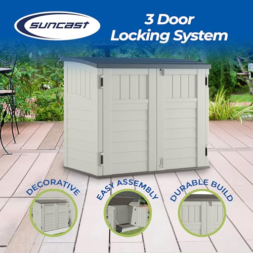 34 Cu Ft Capacity Horizontal Outdoor Storage Shed L669