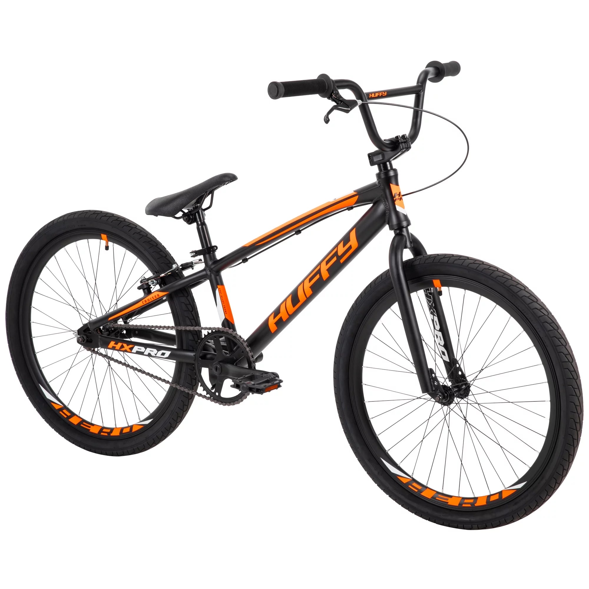 Black/Orange 24-inch Aluminum BMX Bike K40658