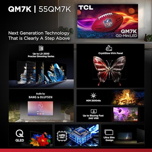 55-Inch QD-Mini LED 4K UHD Google Smart TV T514265