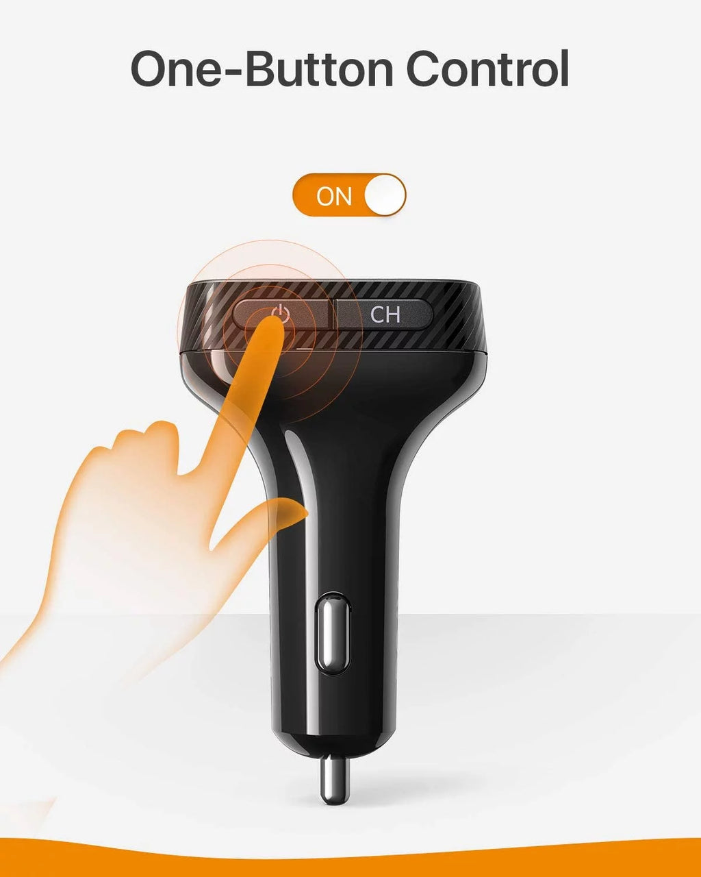 Bluetooth FM Transmitter Car Charger with Type C PD Charging S593770