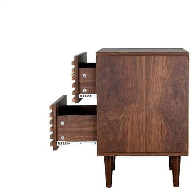 2 Drawer Solid Wood Nightstand S9166