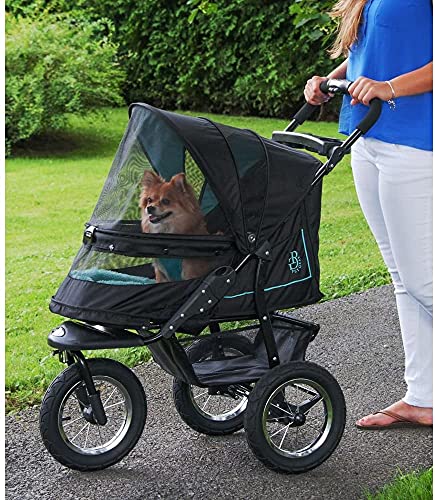 No-Zip Pet Stroller with Gel-Filled Tires R3499