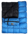 Arctic Blue Water Resistant Adventure Blanket with Compression Sack E4500