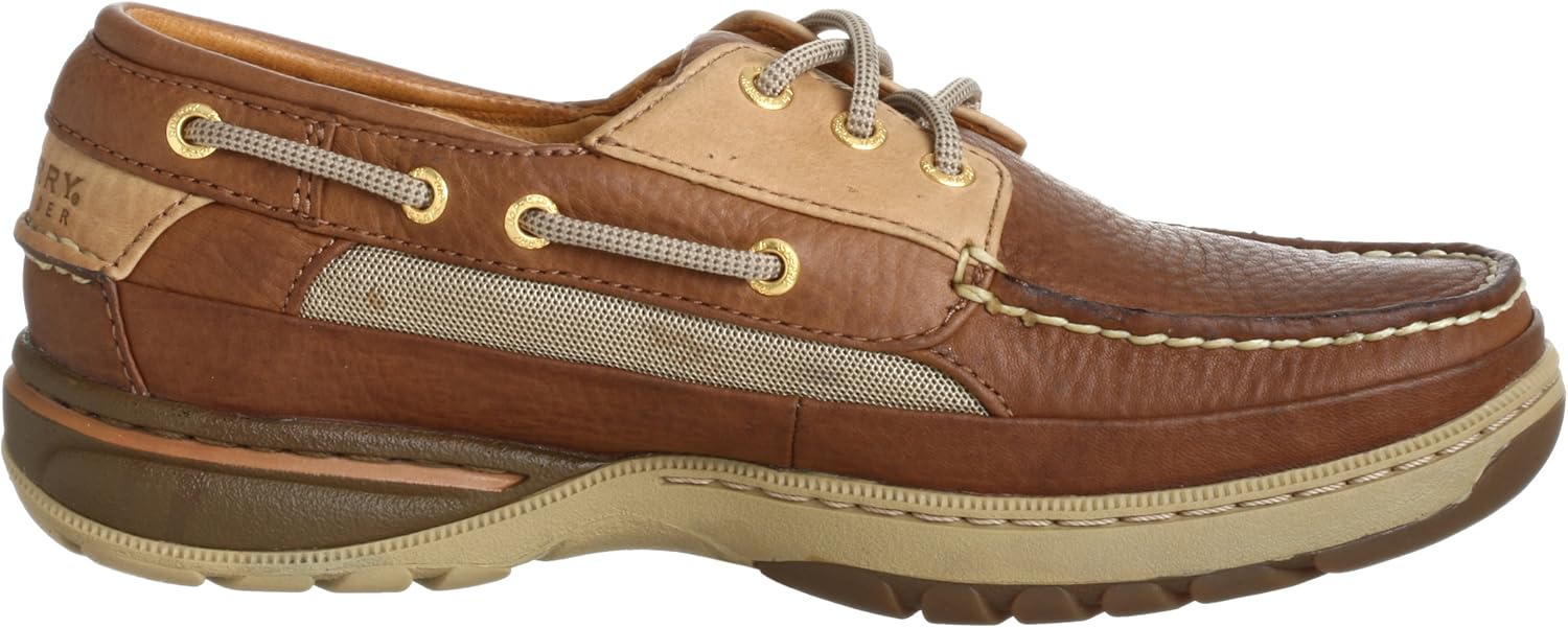 Tan 3-Eye Boat Shoe Y275358