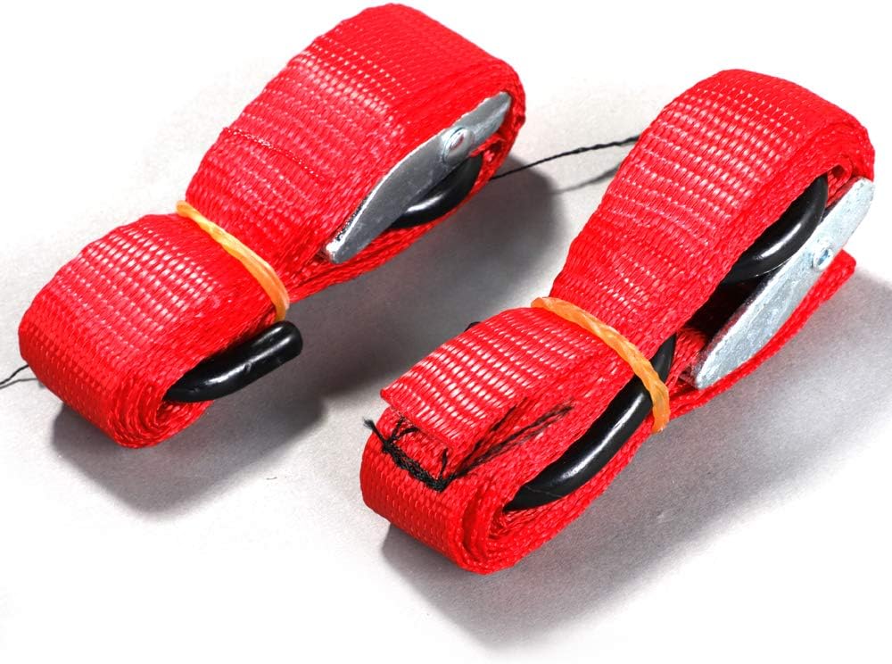 7.5ft 2Pcs Aluminum Folding Ramps with Support Legs & Load Straps I1928