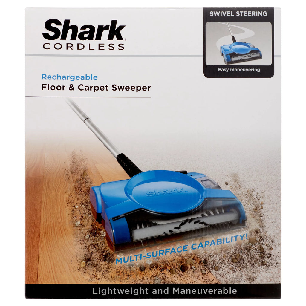 Lightweight 10 Inch Cordless Rechargeable Floor and Carpet Sweeper N5506