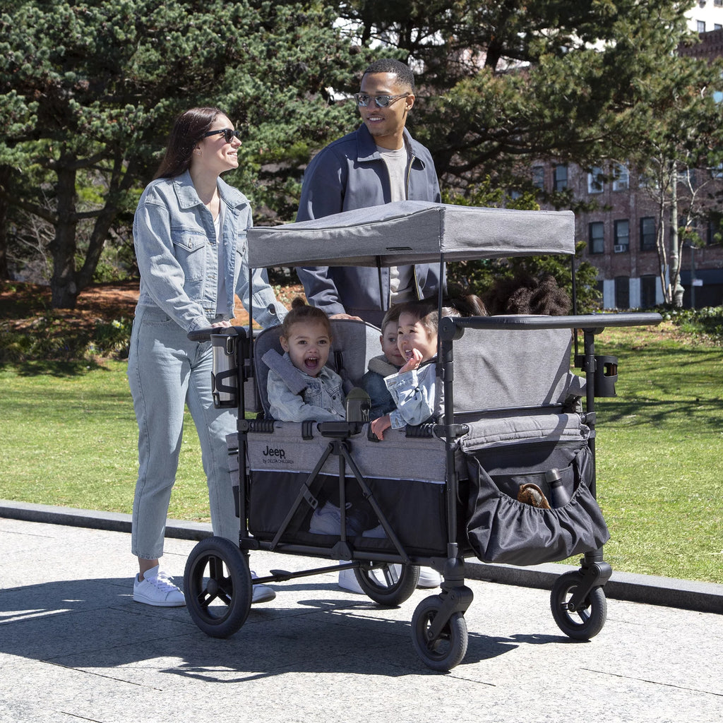 Grey 4 Seater Stroller Wagon P885697