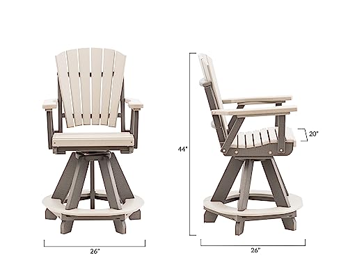 4 Person Poly Adirondack Counter Height Table Set F227