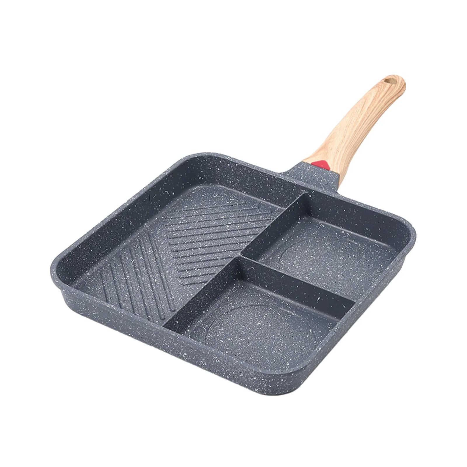 3 Section Nonstick Divided Grill Frying Pan Z10443