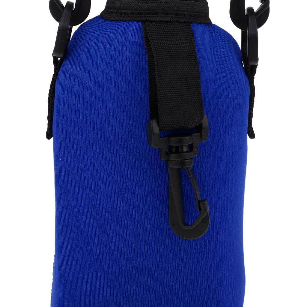 Neoprene 750ml Water Bottle Holder Insulated Carrier Bag with Adjustable Straps A48953