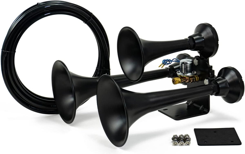Black 1.5 Gallon 120PSI Train Horn Kit C8988