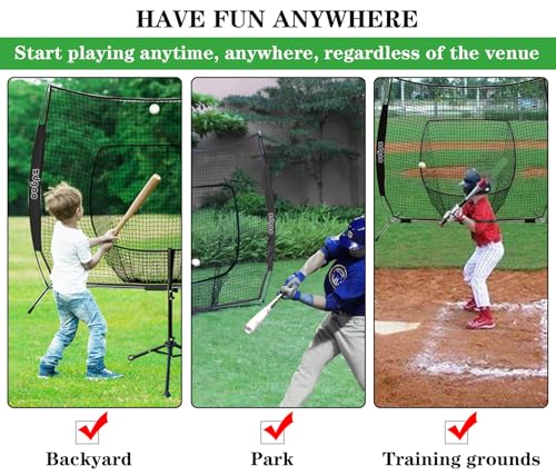 7×7ft Baseball Practice Net with Carry Bag N140