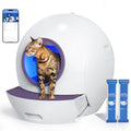 Self Cleaning Automatic Cat Litter Box 60L White T67881