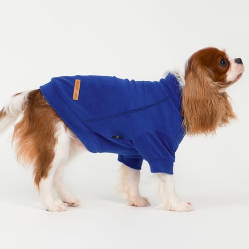 3 Pack Fleece Dog Sweater, Burgundy Red, Green, Navy Blue, Medium M347