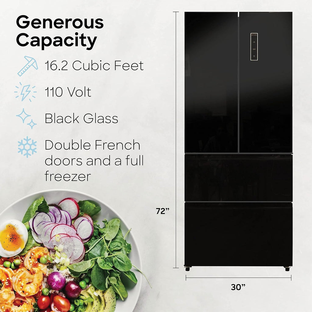 Black 30 Inch Frost Free French Door Refrigerator K91986