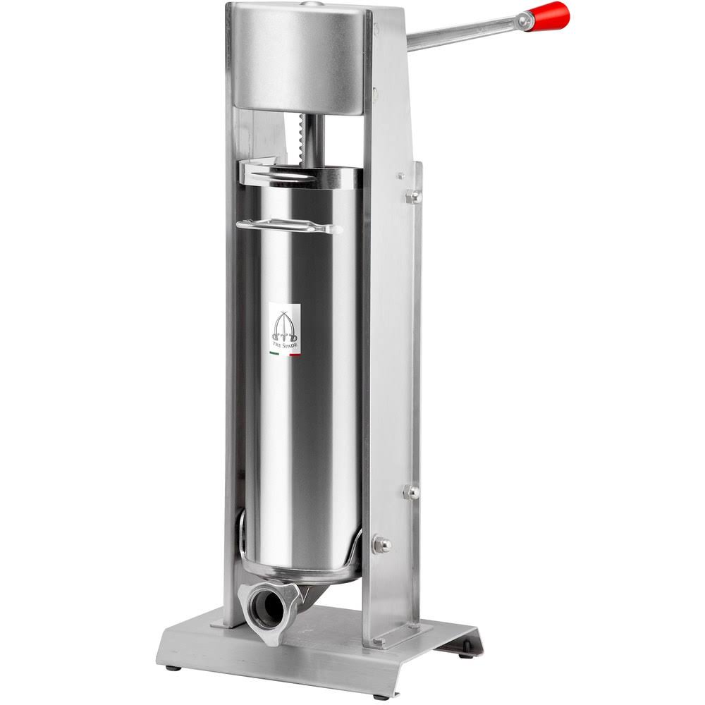 Stainless Steel Manual Sausage Stuffer with 15 lb. Capacity U5493